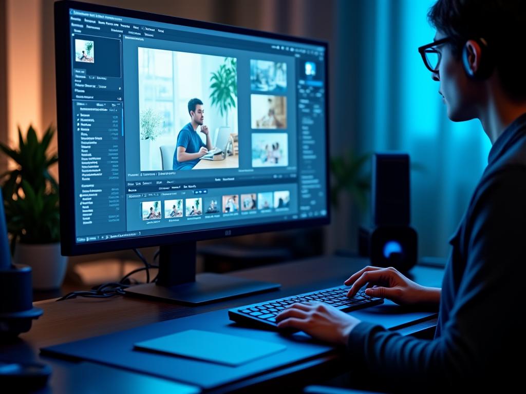 Professionelle Bildbearbeitung Workstation